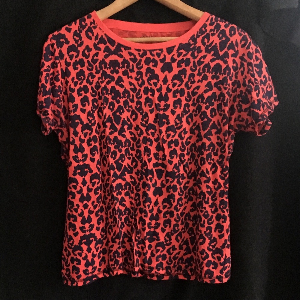 Maje t-shirt - high quality cotton - navy and red